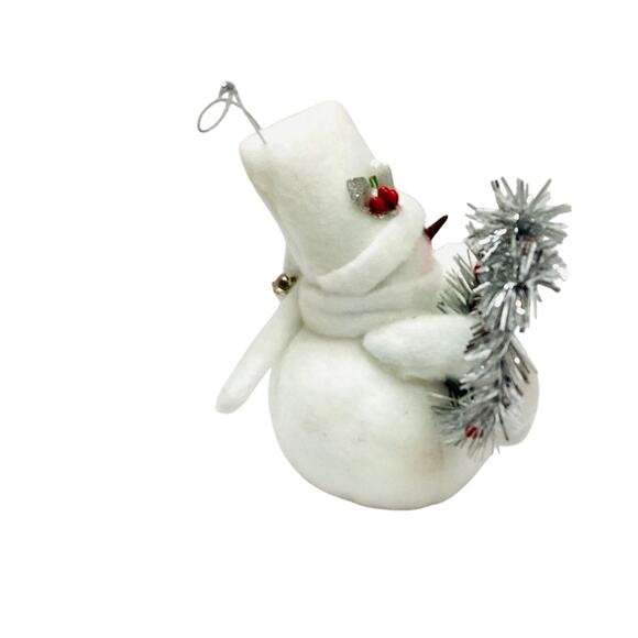 Soft Christmas Snowman Ornament - Picture 4 of 5